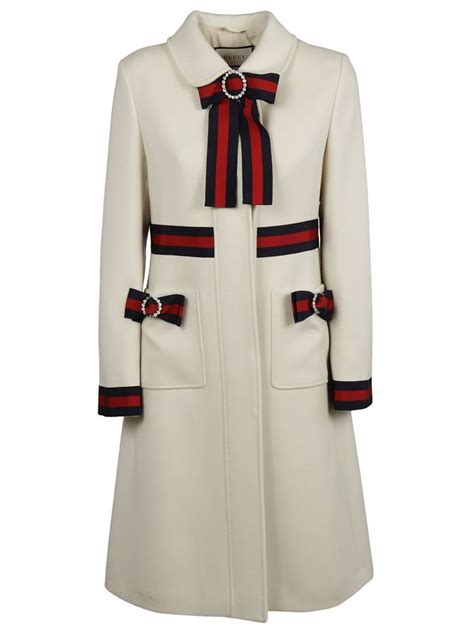 off white gucci cape|Gucci coats for women.